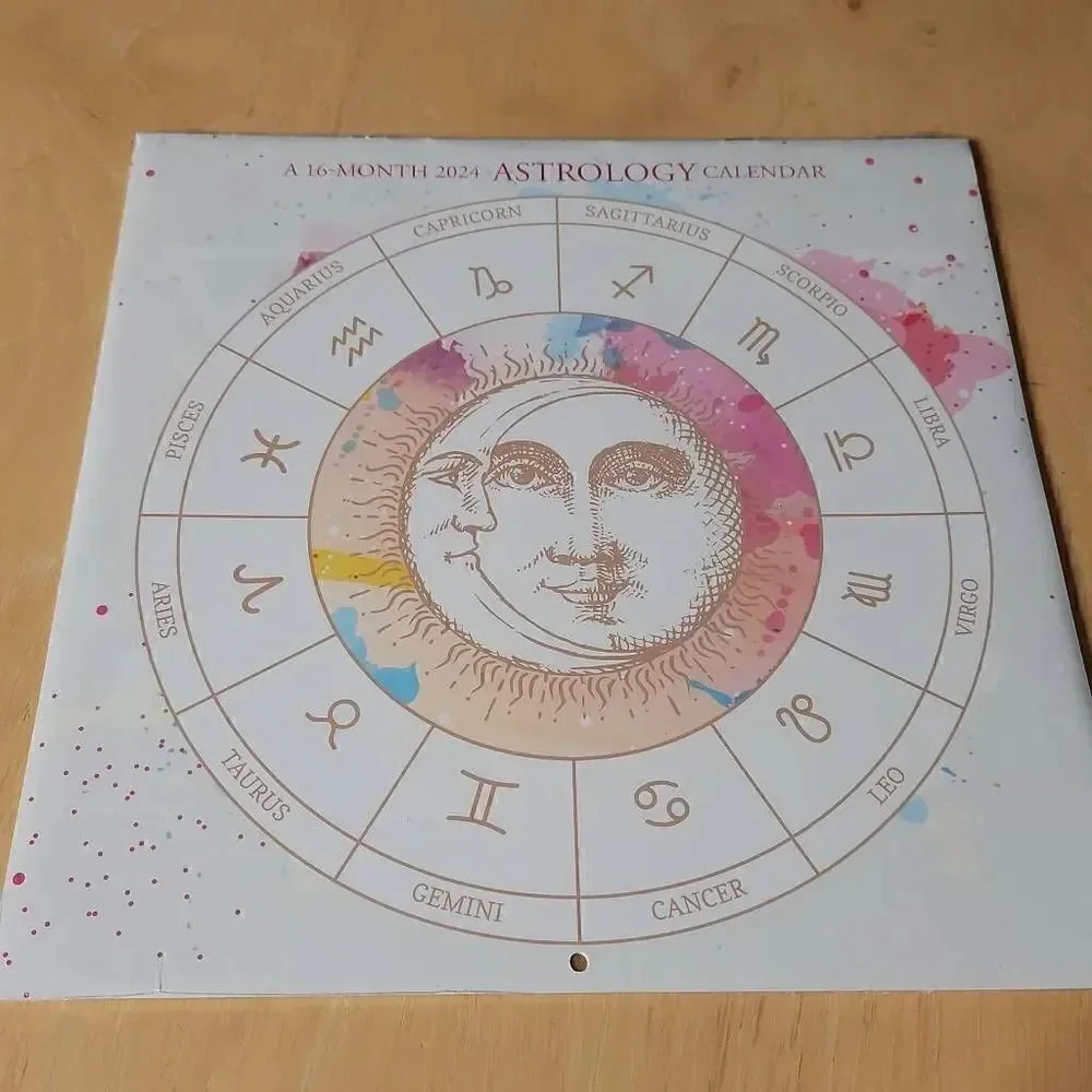 Astrology 16 month 2024 wall Calendar